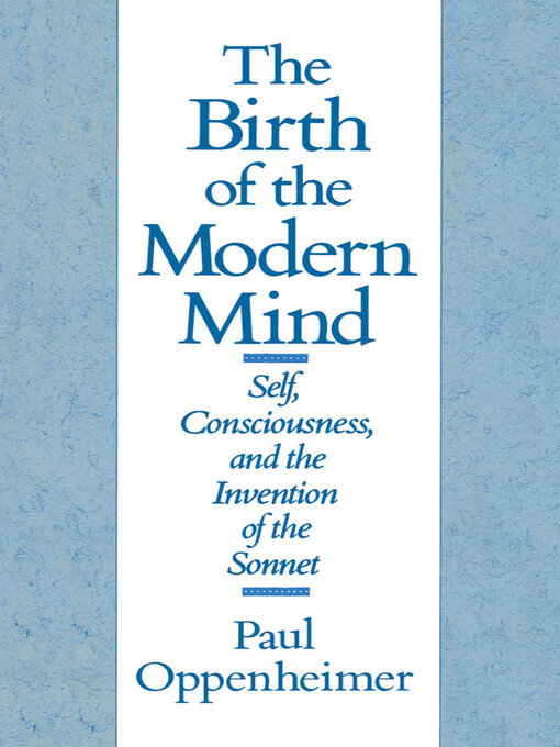 Title details for The Birth of the Modern Mind by Paul Oppenheimer - Available